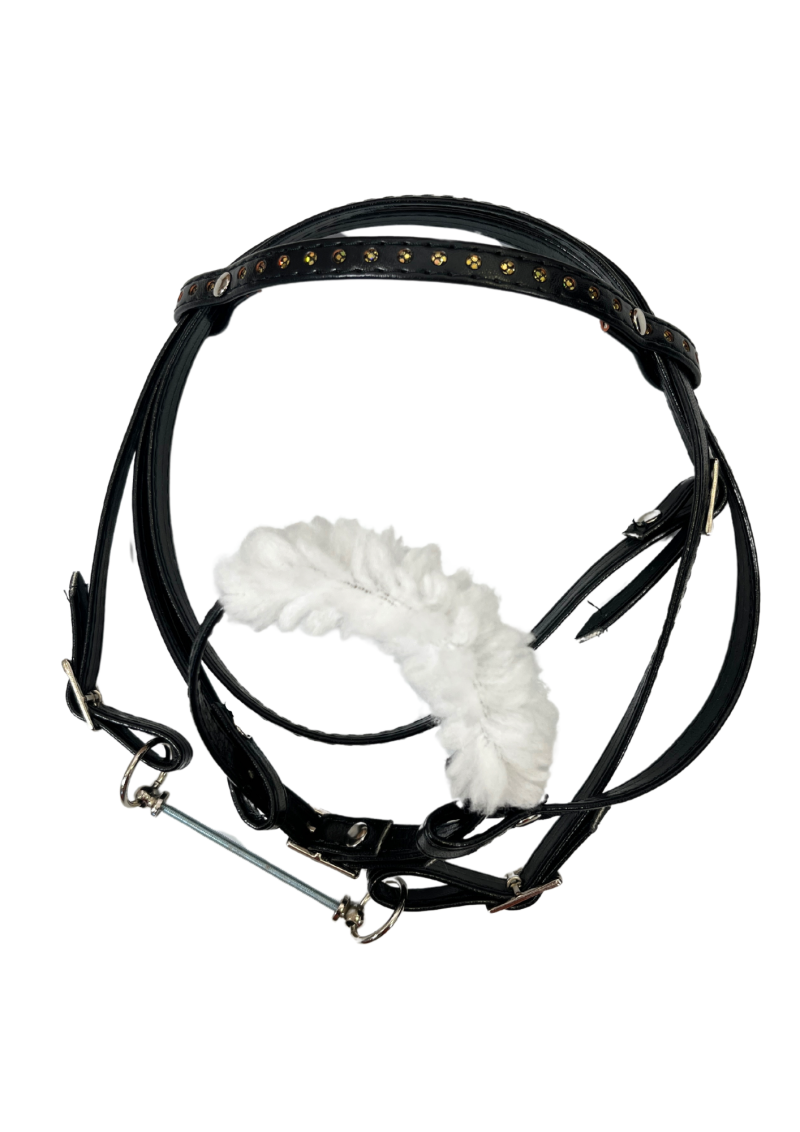 ICELANDIC BRIDLE FOR REALISTIC HOBBY HORSE