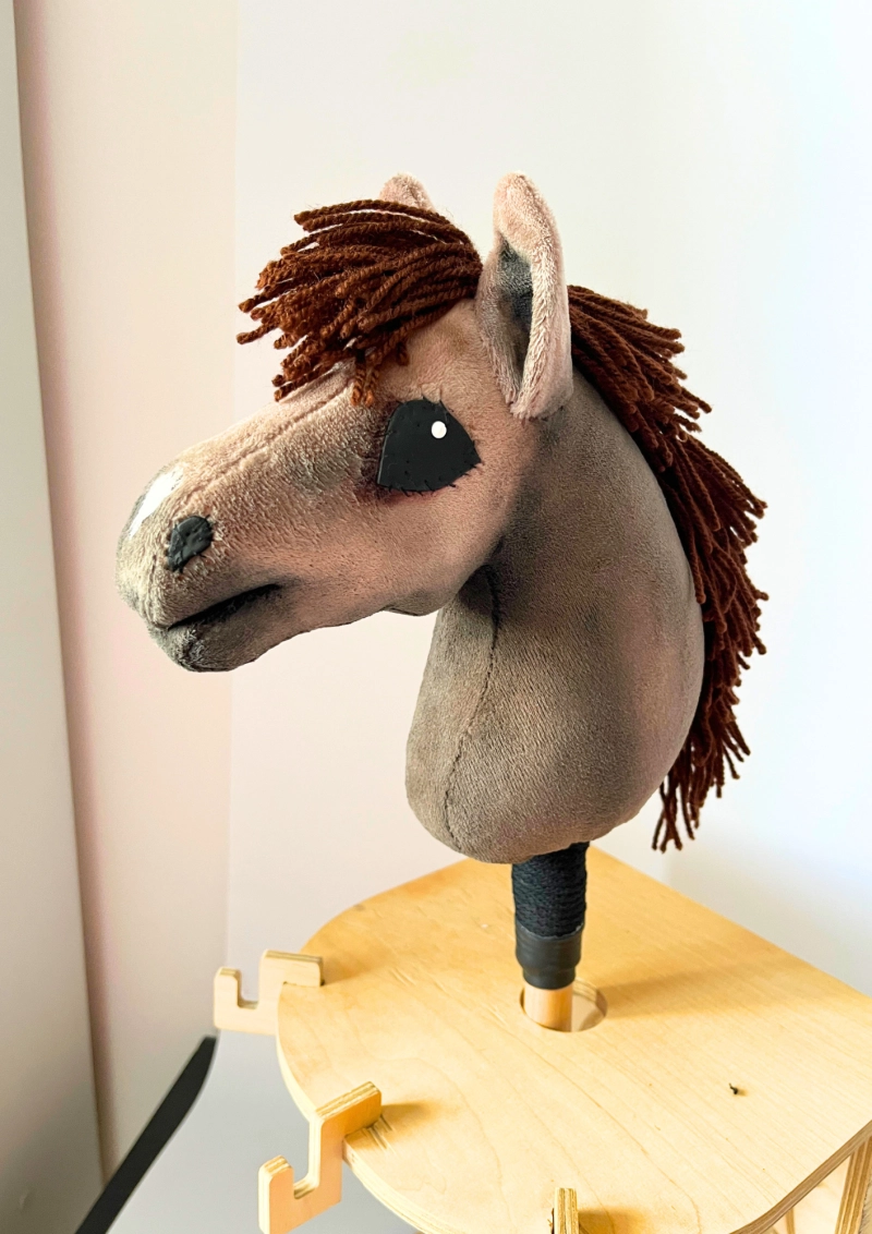 DRESSAGE hobby horse - BLACK A3