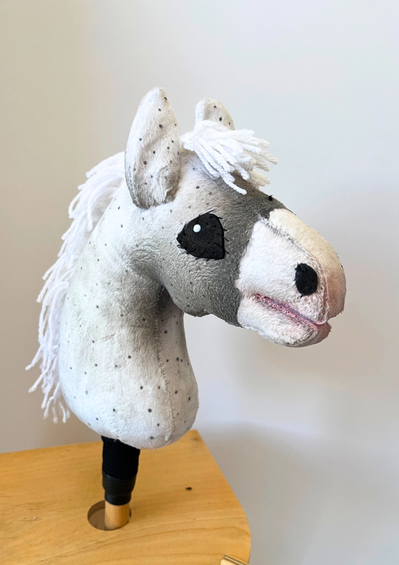 DRESSAGE hobby horse - BLACK A3