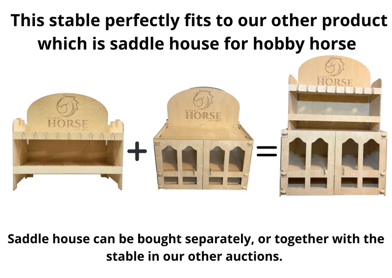 Stable for 3 hobby horses