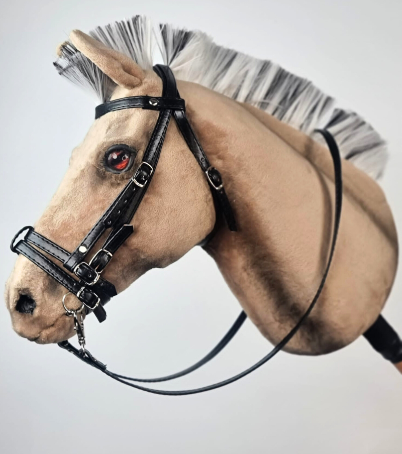 ENGLISH BRIDLE FOR REALISTIC HOBBY HORSE