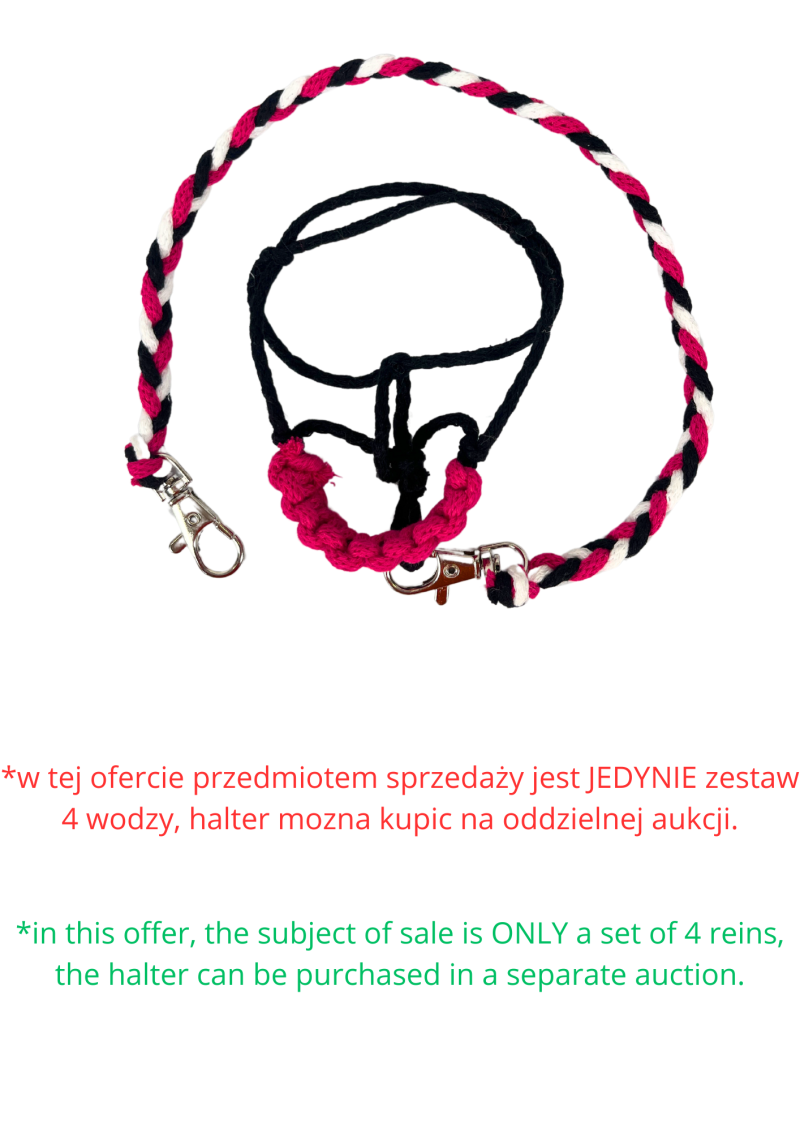 ACCESSORIES - SET OF 4 PIECES OF REINS for MINI baby horse