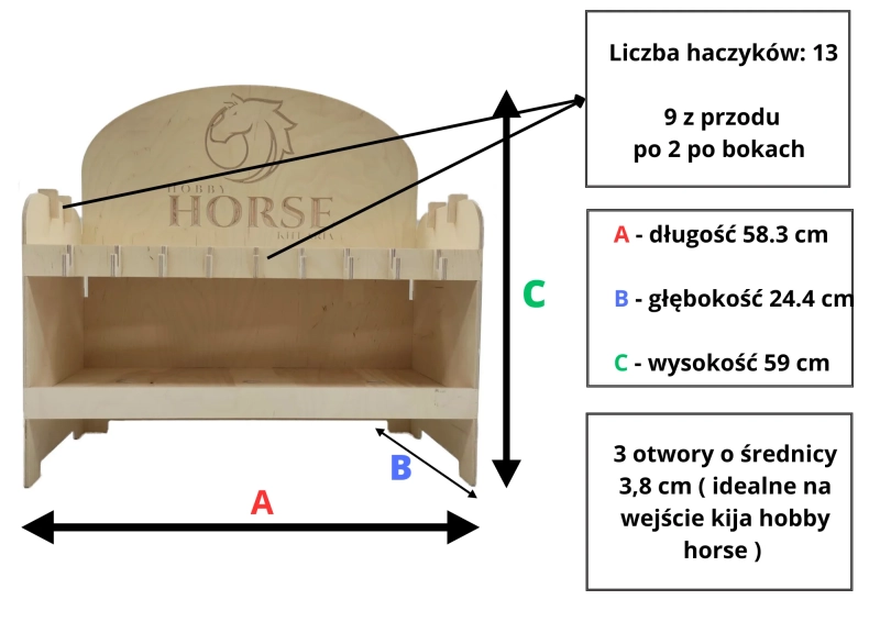 Stable for 3 hobby horses