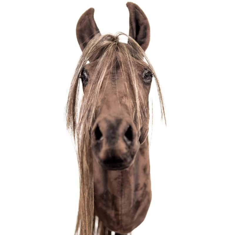 REALISTIC HOBBY HORSE – DARK CHESTNUT/BALAYAGE MANE