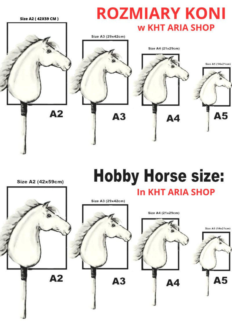 HOBBY HORSE PREMIUM – CHESTNUT WITH MOHAWK A2-A5