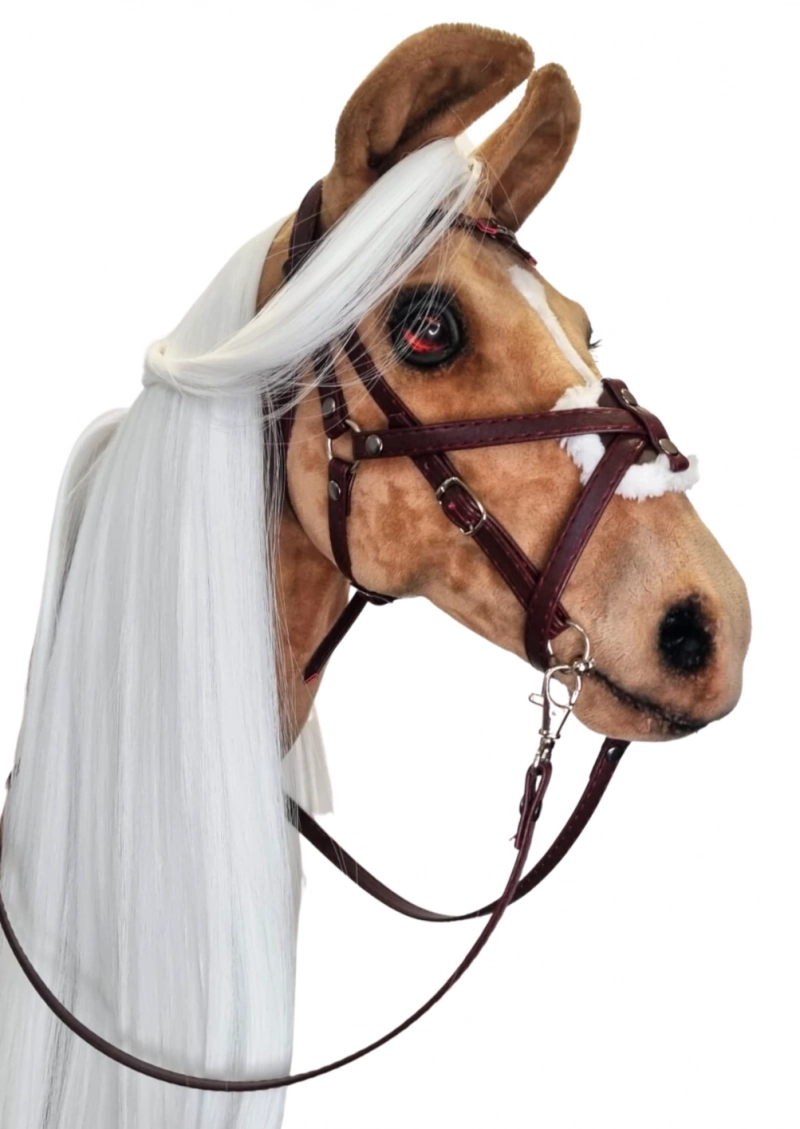 REALISTIC HOBBY HORSE - PALOMINO/PATCH