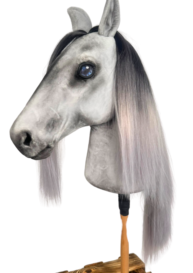 DRESSAGE REALISTIC HOBBY HORSE – GREY