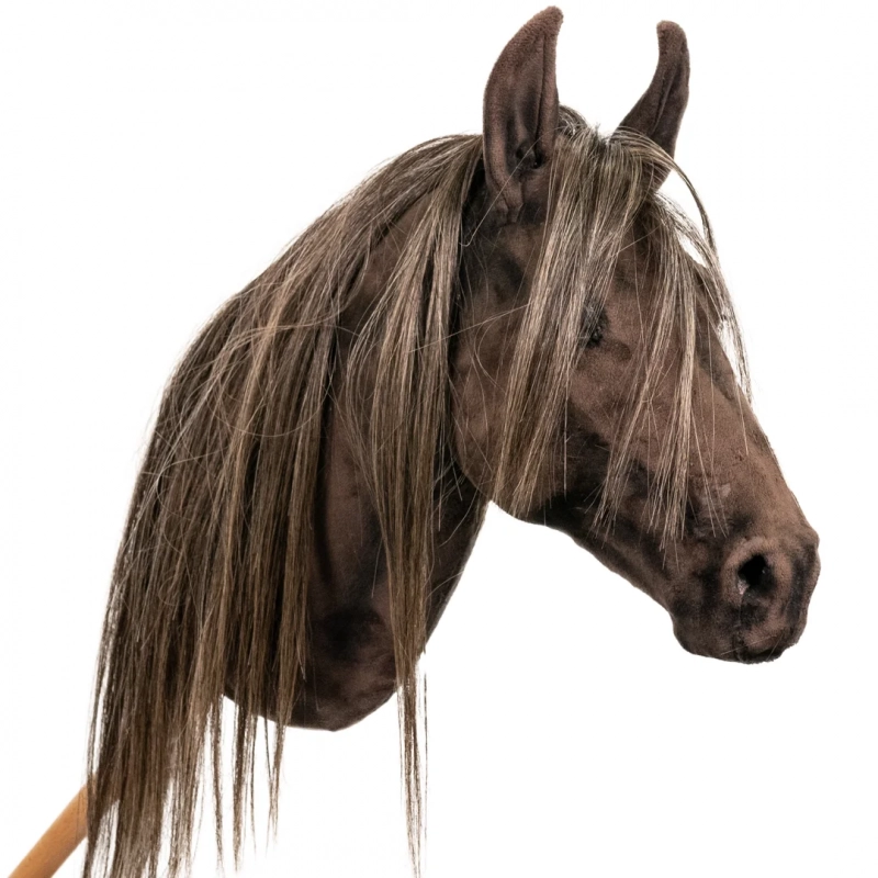 REALISTIC HOBBY HORSE – DARK CHESTNUT/BALAYAGE MANE