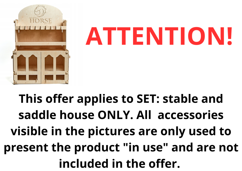 SET: STABLE PLUS SADDLEROOM