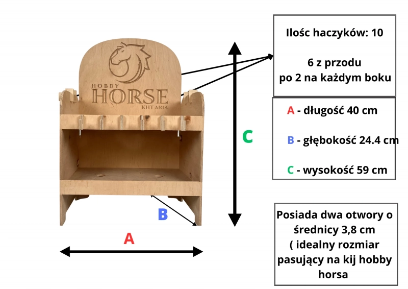 Stable for 2 hobby horses