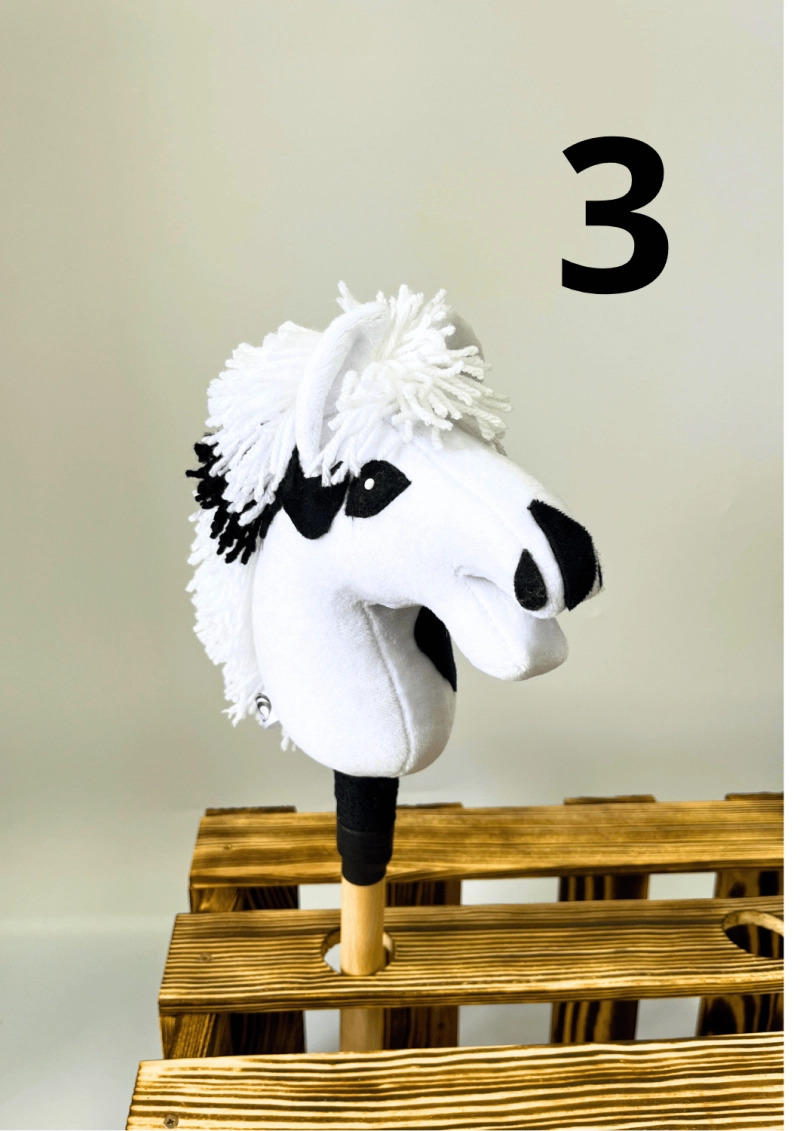 DRESSAGE hobby horse - BLACK A3