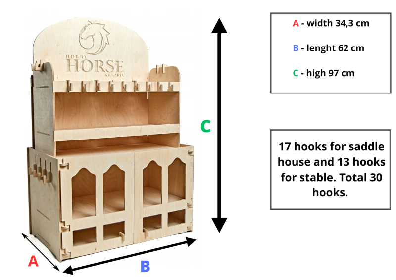 SET: STABLE PLUS SADDLEROOM