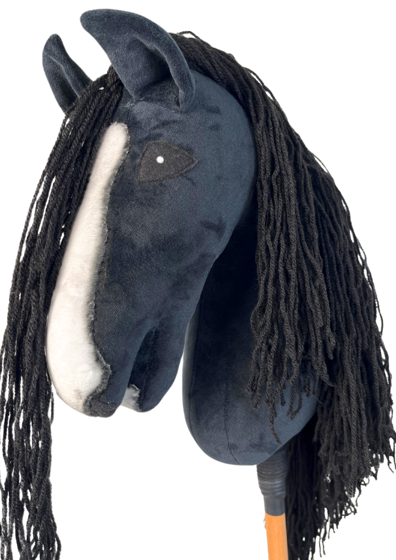 DRESSAGE hobby horse - BLACK A3