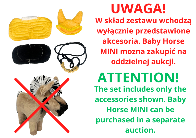 ACCESSORIES - SET 1 - FOR BABY HORSE MINI