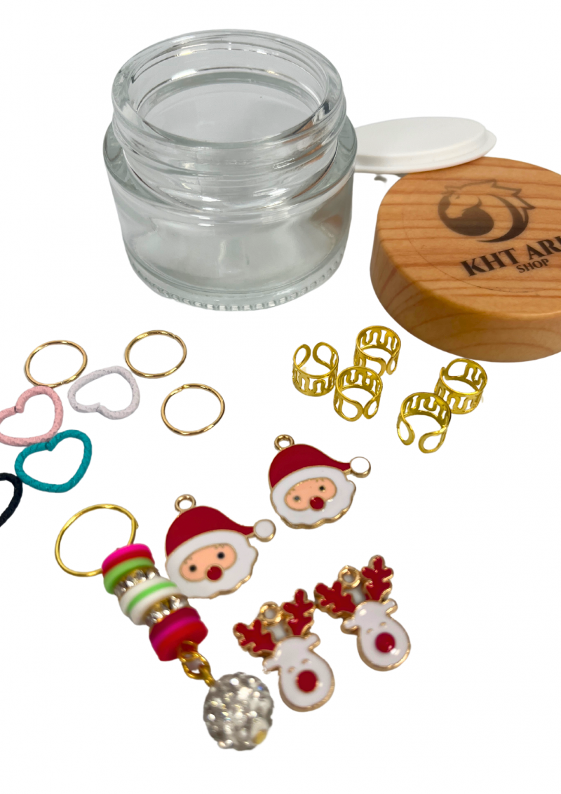 Christmas charms for a hobby horse