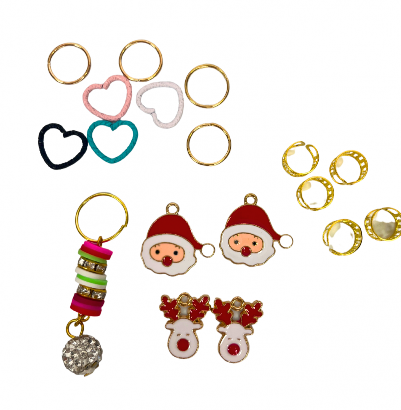 Christmas charms for a hobby horse