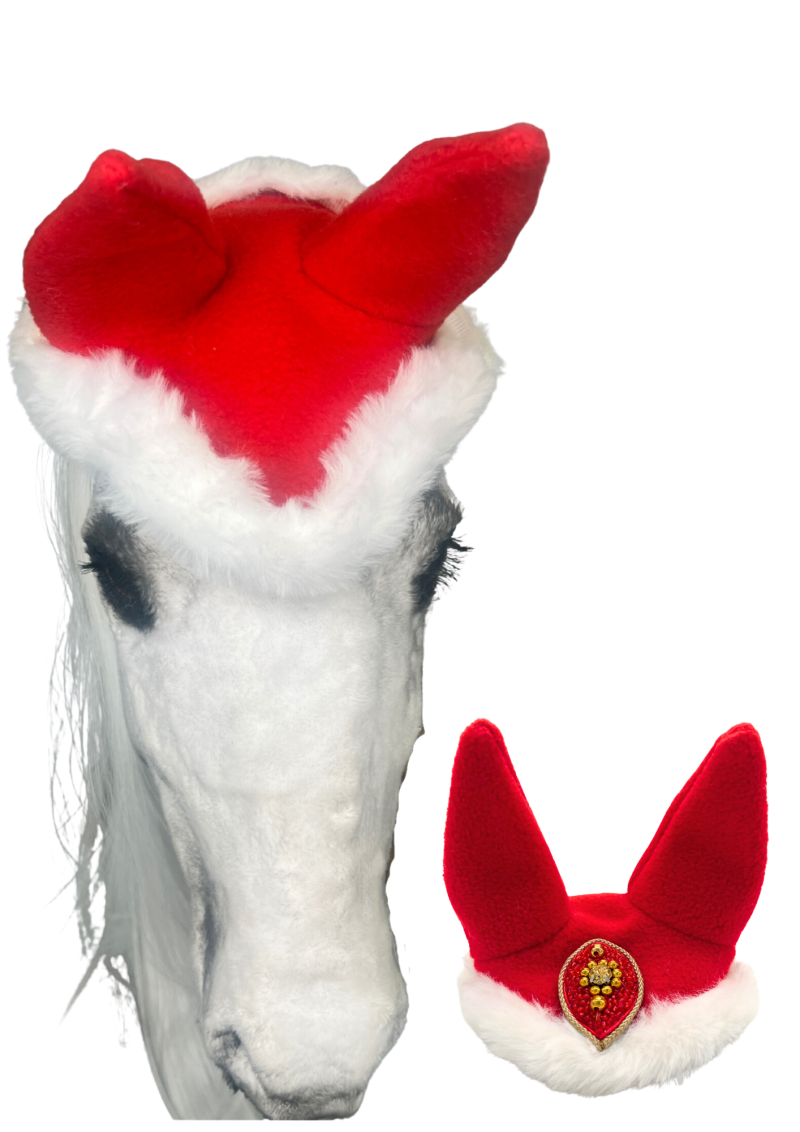 CHRISTMAS EAR WARMERS for a realistic horse (jewelry optional)