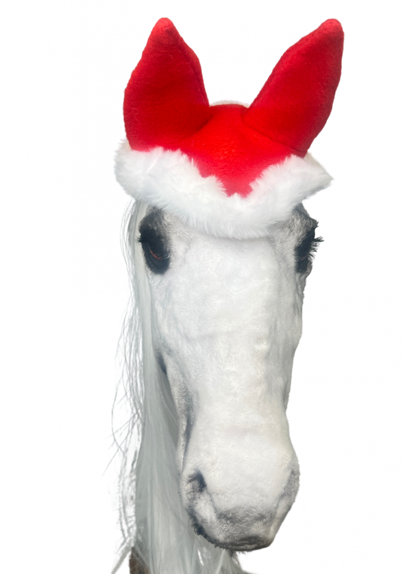 CHRISTMAS EAR WARMERS for a realistic horse (jewelry optional)