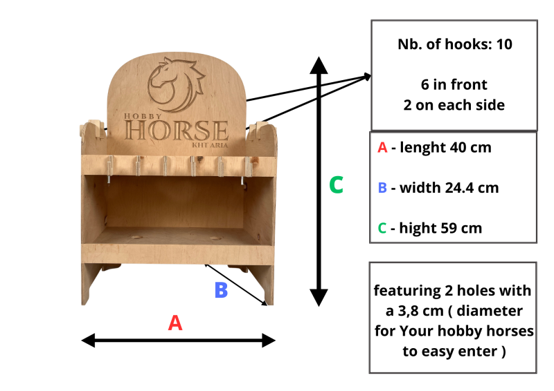 Stable for 2 hobby horses