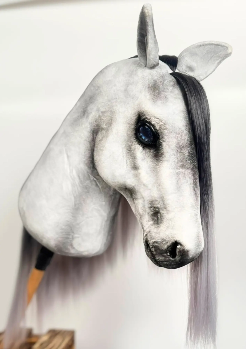 DRESSAGE REALISTIC HOBBY HORSE – GREY