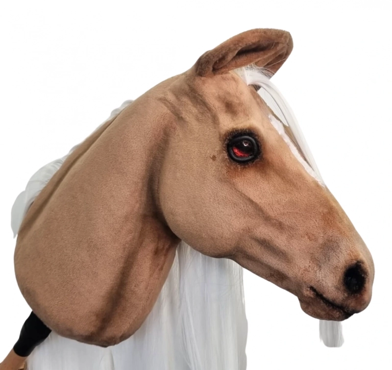 REALISTIC HOBBY HORSE - PALOMINO/PATCH