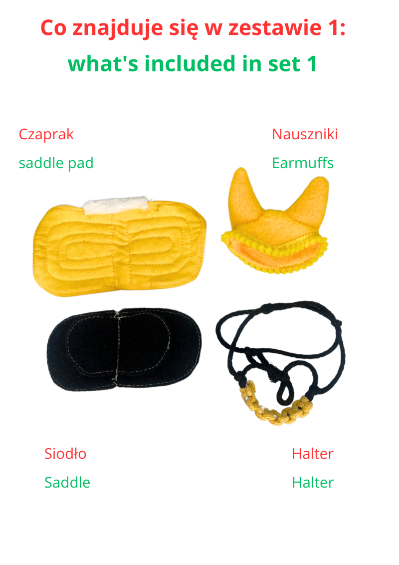 ACCESSORIES - SET 1 - FOR BABY HORSE STANDARD