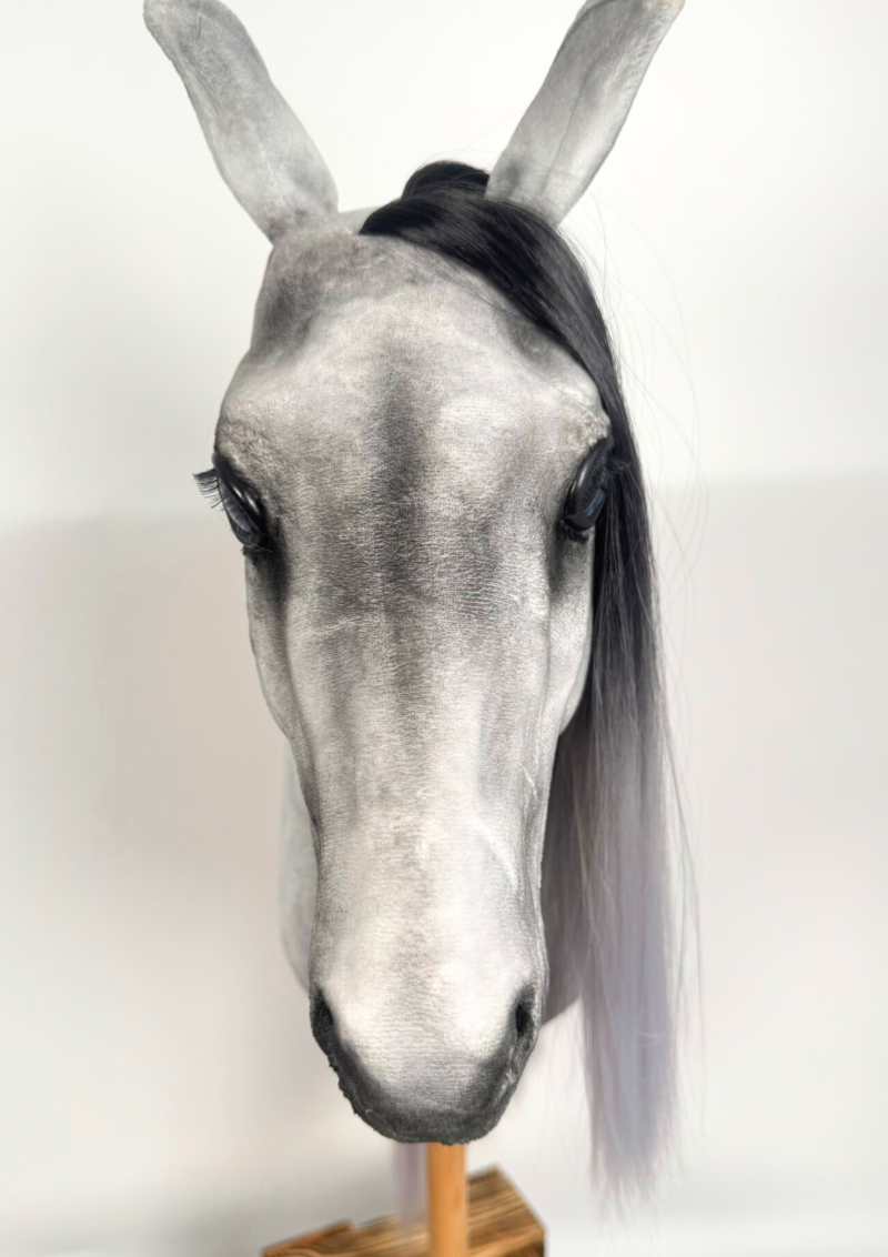 DRESSAGE REALISTIC HOBBY HORSE – GREY