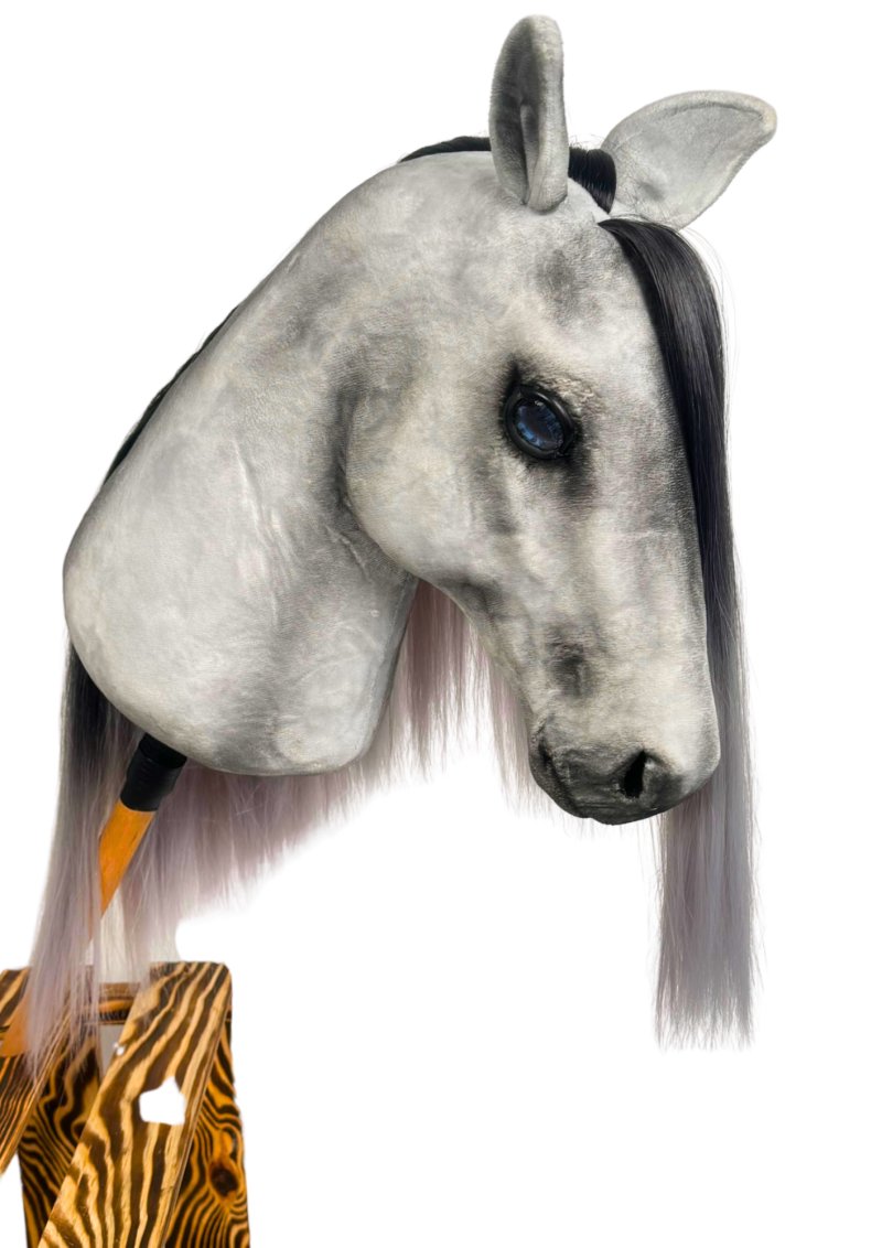 DRESSAGE REALISTIC HOBBY HORSE – GREY