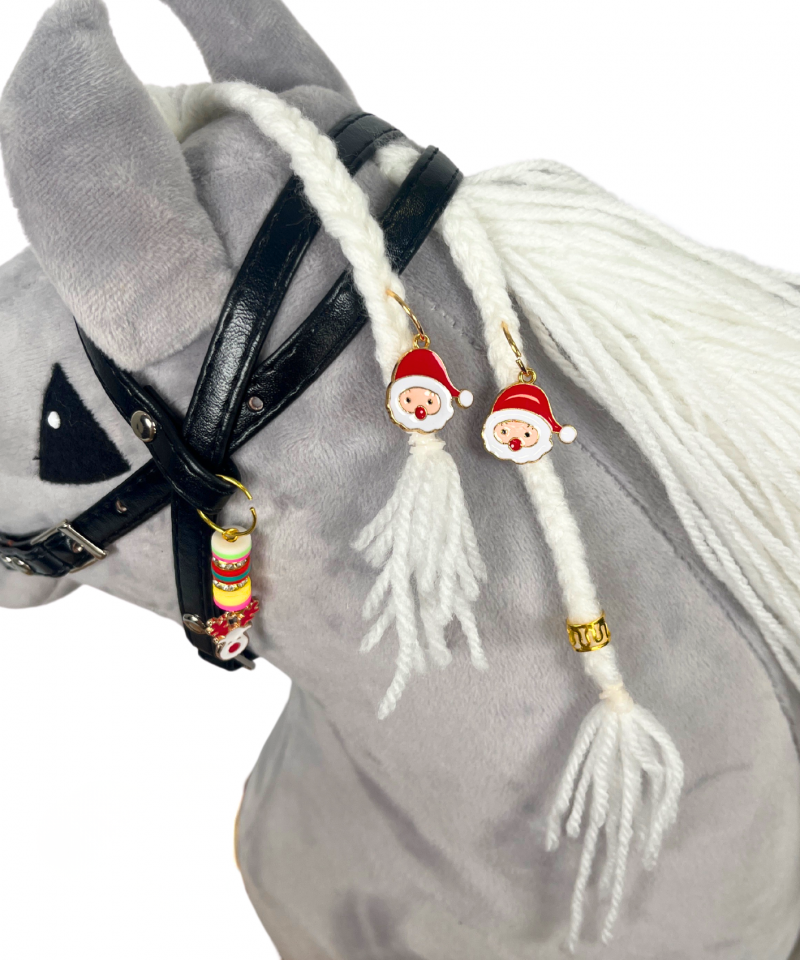 Christmas charms for a hobby horse