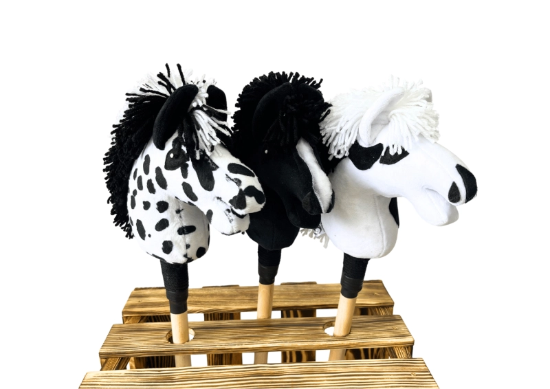 DRESSAGE hobby horse - BLACK A3