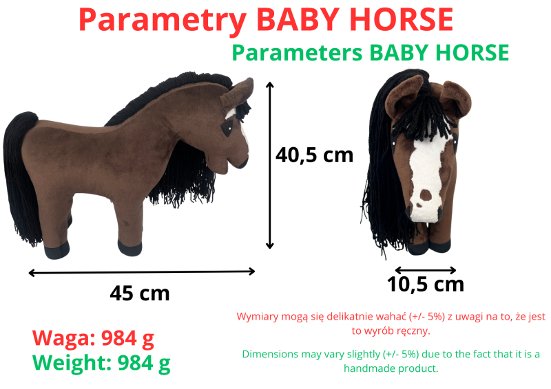 BABY HORSE STANDARD - Bay