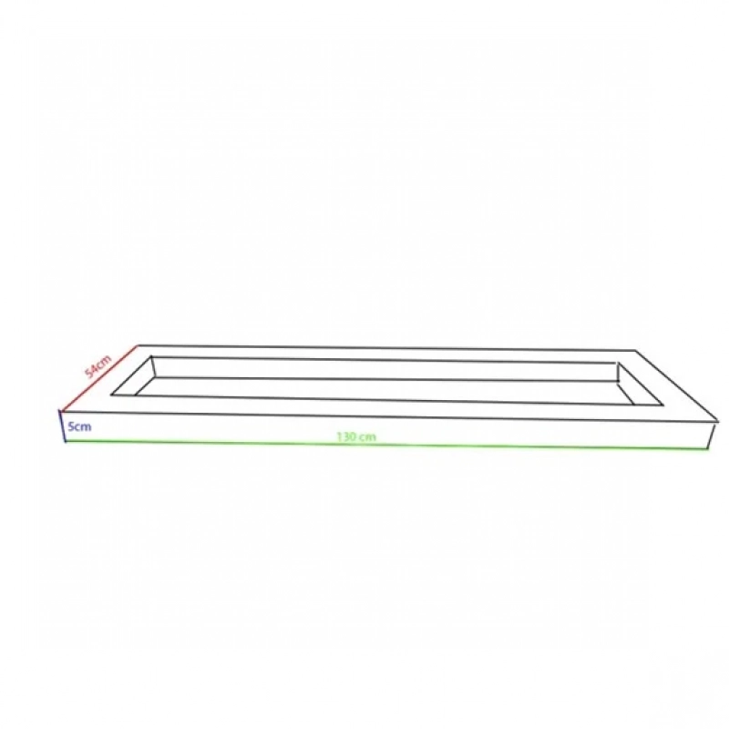 TRENCH under the obstacle – water pattern (foam obstacle)