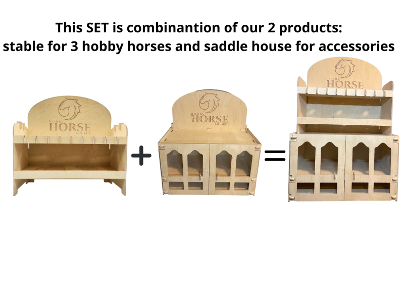 SET: STABLE PLUS SADDLEROOM