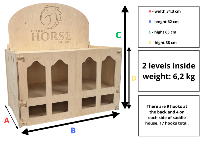 SADDLEROOM FOR HOBBY HORSE