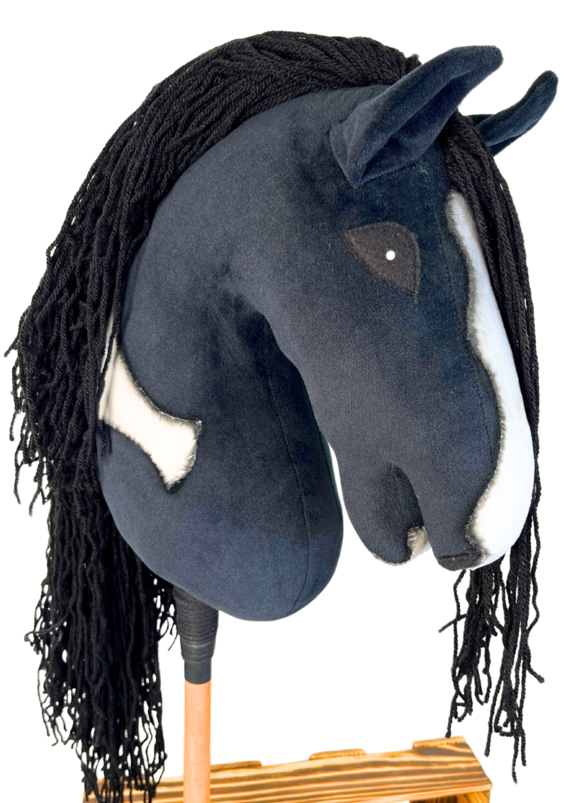 DRESSAGE hobby horse - BLACK A3