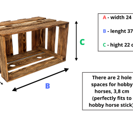 RUSTIC STABLE FOR 2 HORSES