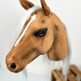 REALISTIC HOBBY HORSE - PALOMINO/PATCH