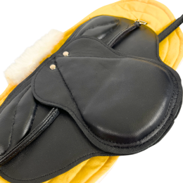 ACCESSORIES - REALISTIC LEATHER SADDLE AND SADDLE SAP FOR BABY HORSE STANDARD