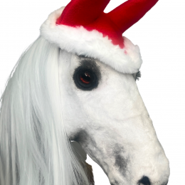 CHRISTMAS EAR WARMERS for a realistic horse (jewelry optional)