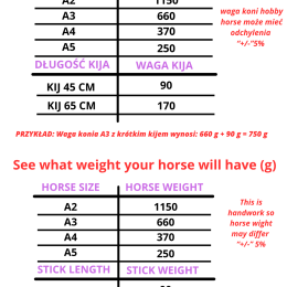 Hobby horse standard RANDOM A2-A5