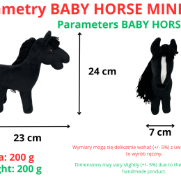 BABY HORSE MINI - black