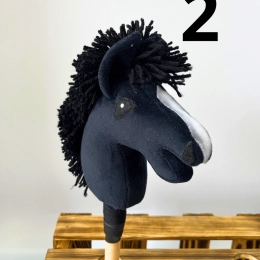 DRESSAGE hobby horse - BLACK A3