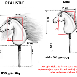 REALISTIC HOBBY HORSE – PINTO