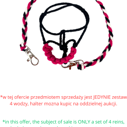 ACCESSORIES - SET OF 4 PIECES OF REINS for MINI baby horse