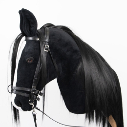 DRESSAGE REALISTIC HOBBY HORSE – BLACK