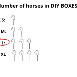 BOX L (for 3 horses) – SIZE A5