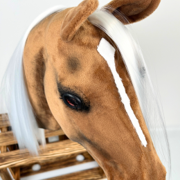 REALISTIC HOBBY HORSE - PALOMINO/PATCH