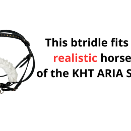 ICELANDIC BRIDLE FOR REALISTIC HOBBY HORSE