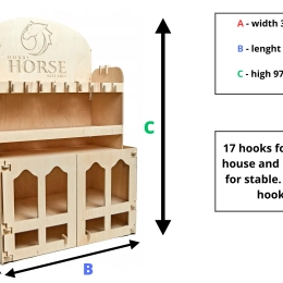 SET: STABLE PLUS SADDLEROOM