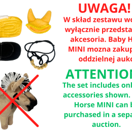 ACCESSORIES - SET 1 - FOR BABY HORSE MINI